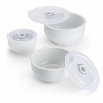 comprar SET DE 3 BOWLS DE CERAMICA C/TAPA HERMETICA 
